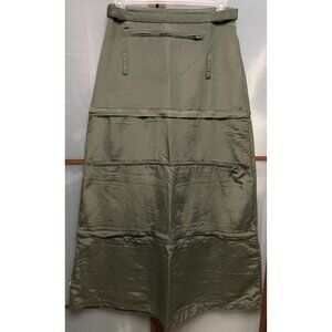 Illig Vintage 90s Y2K 3-in-1 Adjustable Rave Cyber Goth Grunge Maxi Skirt Sz XS